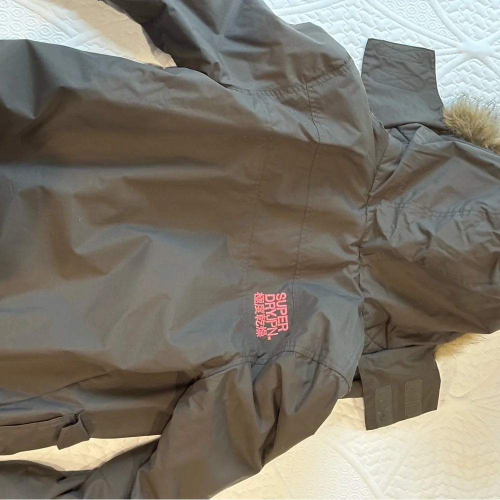 Superdry Gray and Orange Women's Jacket - Picture 4 of 5